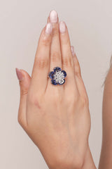 Sapphire Bloom Ring