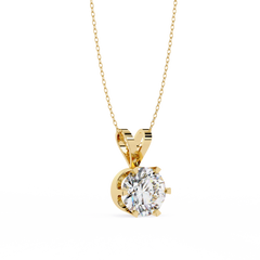 Laurel Diamond Pendant