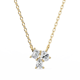 Greta Three Stone Pendant