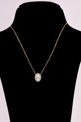 Aurreva Ovale Halo Luxe Pendant – Oval 3.4 ctw