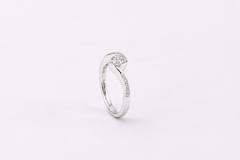 Pear Twist Ring