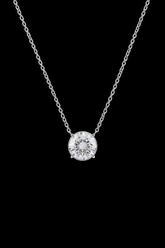 Aurreva Luna Classic Pendant - Round 2 ctw
