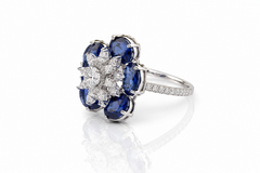 Sapphire Bloom Ring