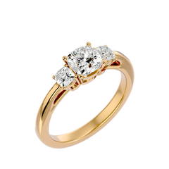 Jayda Three Stone Ring