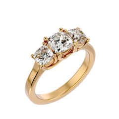 Priscilla Three Stone Ring