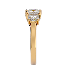 Priscilla Three Stone Ring