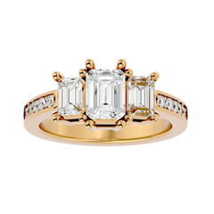 Marie Three Stone Ring