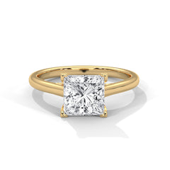 Crystal Solitaire Ring