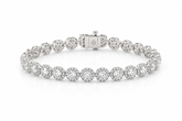 Halo Royale Diamond Bracelet