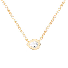 Aurreva Teardrop Frame Pendant – Pear