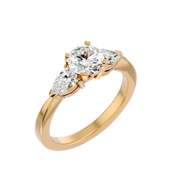 Janelle Three Stone Ring
