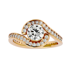 Aya Diamond Solitaire Ring