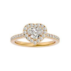 Linda Diamond Halo Ring