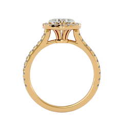 Linda Diamond Halo Ring
