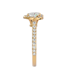 Linda Diamond Halo Ring