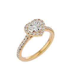 Linda Diamond Halo Ring