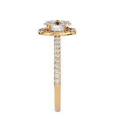 Hana Diamond Halo Ring