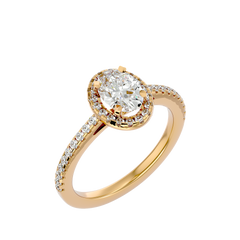 Hana Diamond Halo Ring