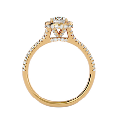 Jillian Diamond Halo Ring