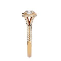 Jillian Diamond Halo Ring