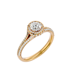 Jillian Diamond Halo Ring