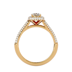 Alena Diamond Halo Ring