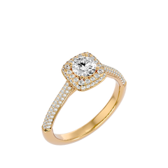 Alena Diamond Halo Ring
