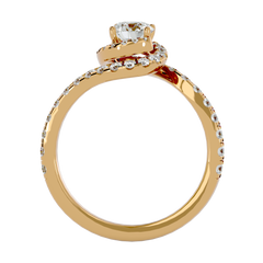 Milan Diamond Halo Ring