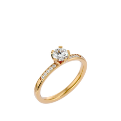 Penny Diamond Solitaire Ring