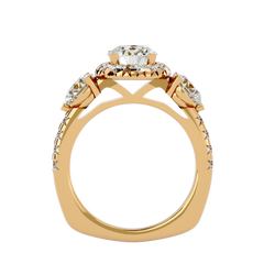 Dorothy Three Stone Ring