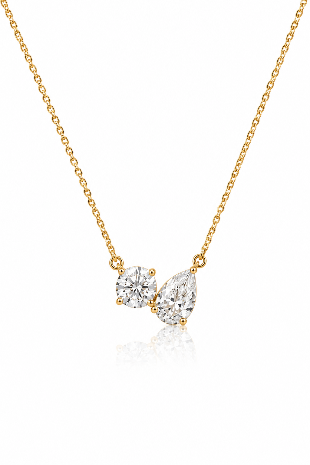 Duo Grace Toi et Moi Necklace