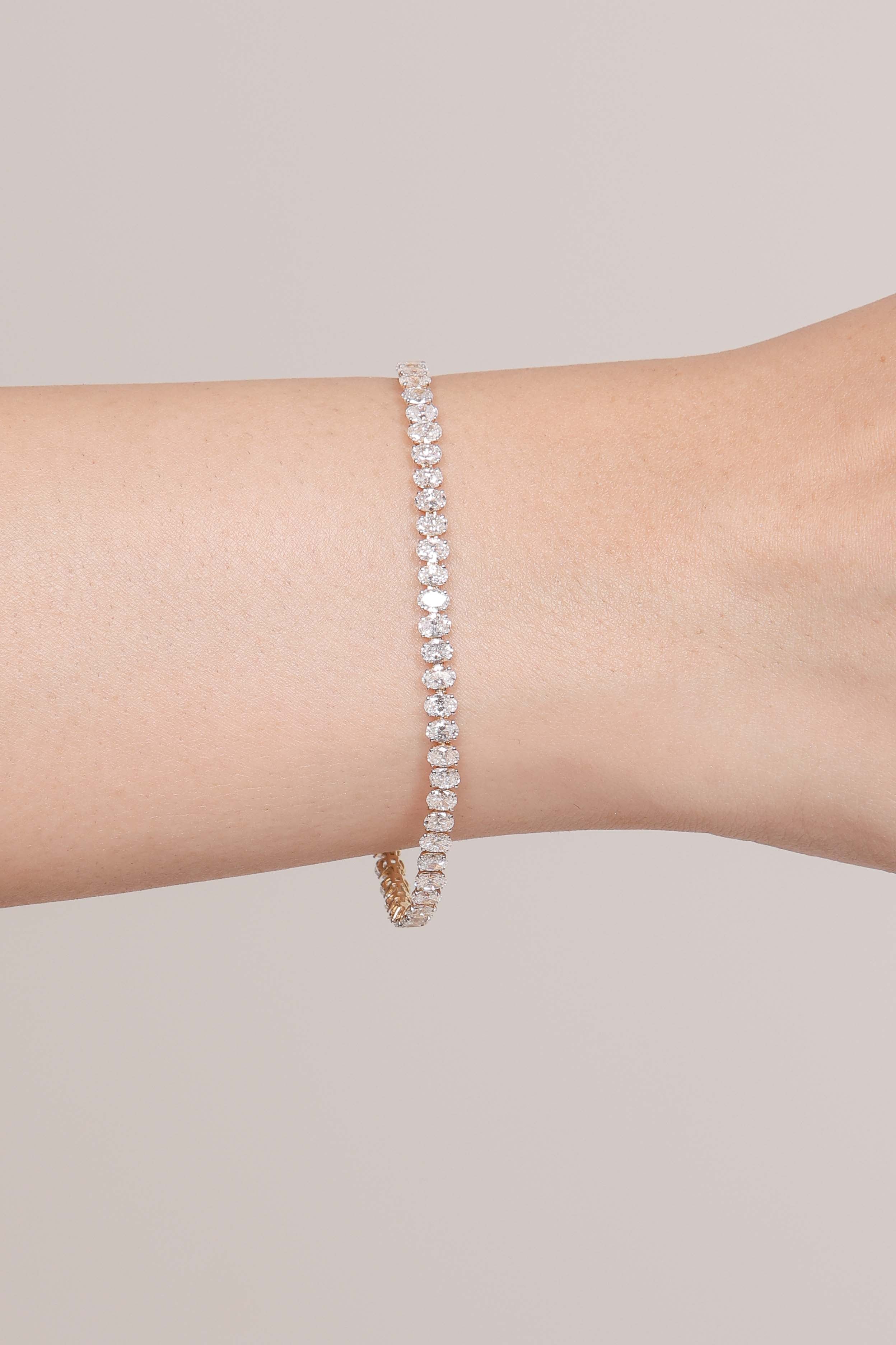 Oval Grace Diamond Bracelet