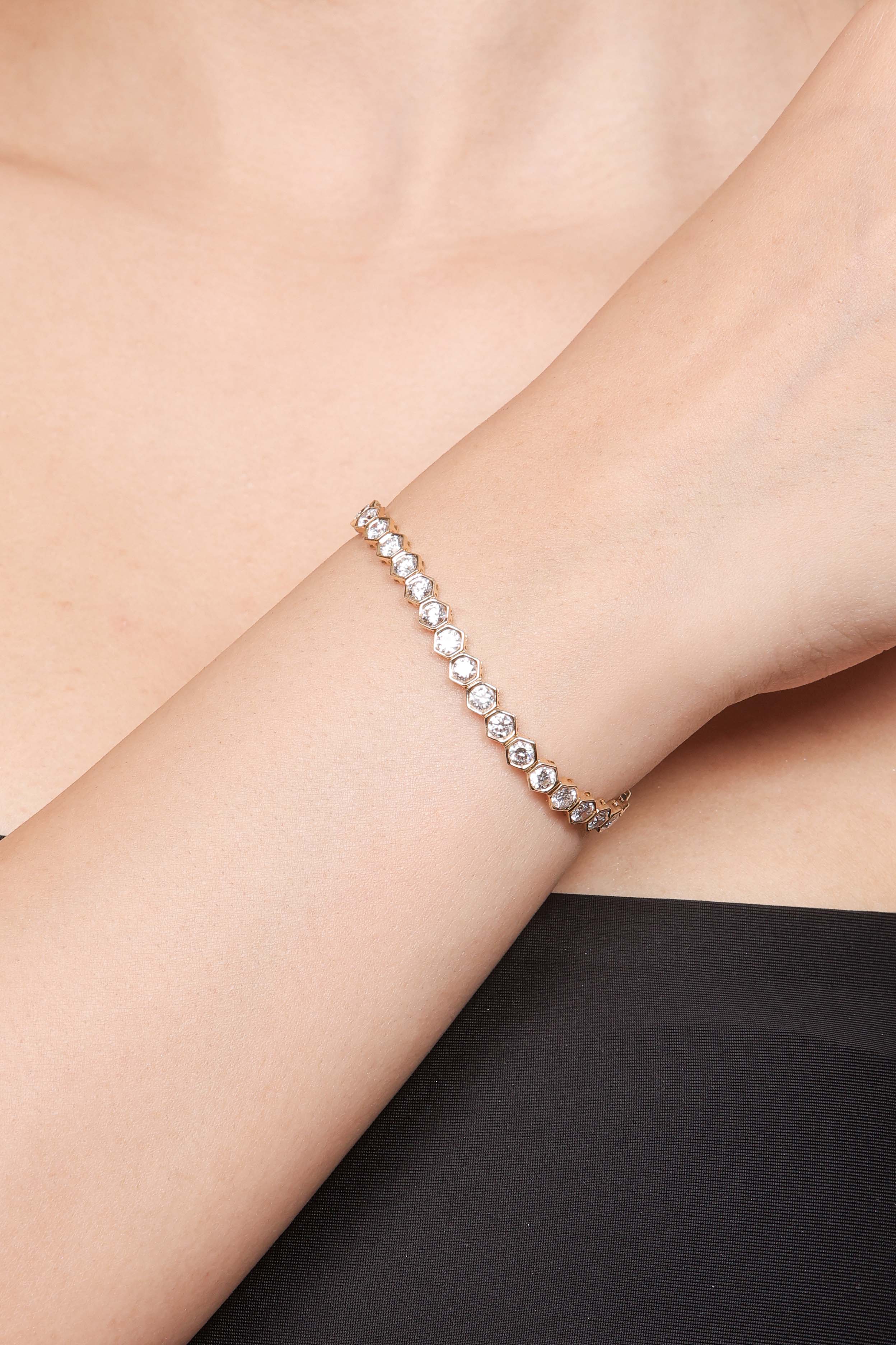 Hexa Lumière Diamond Bracelet