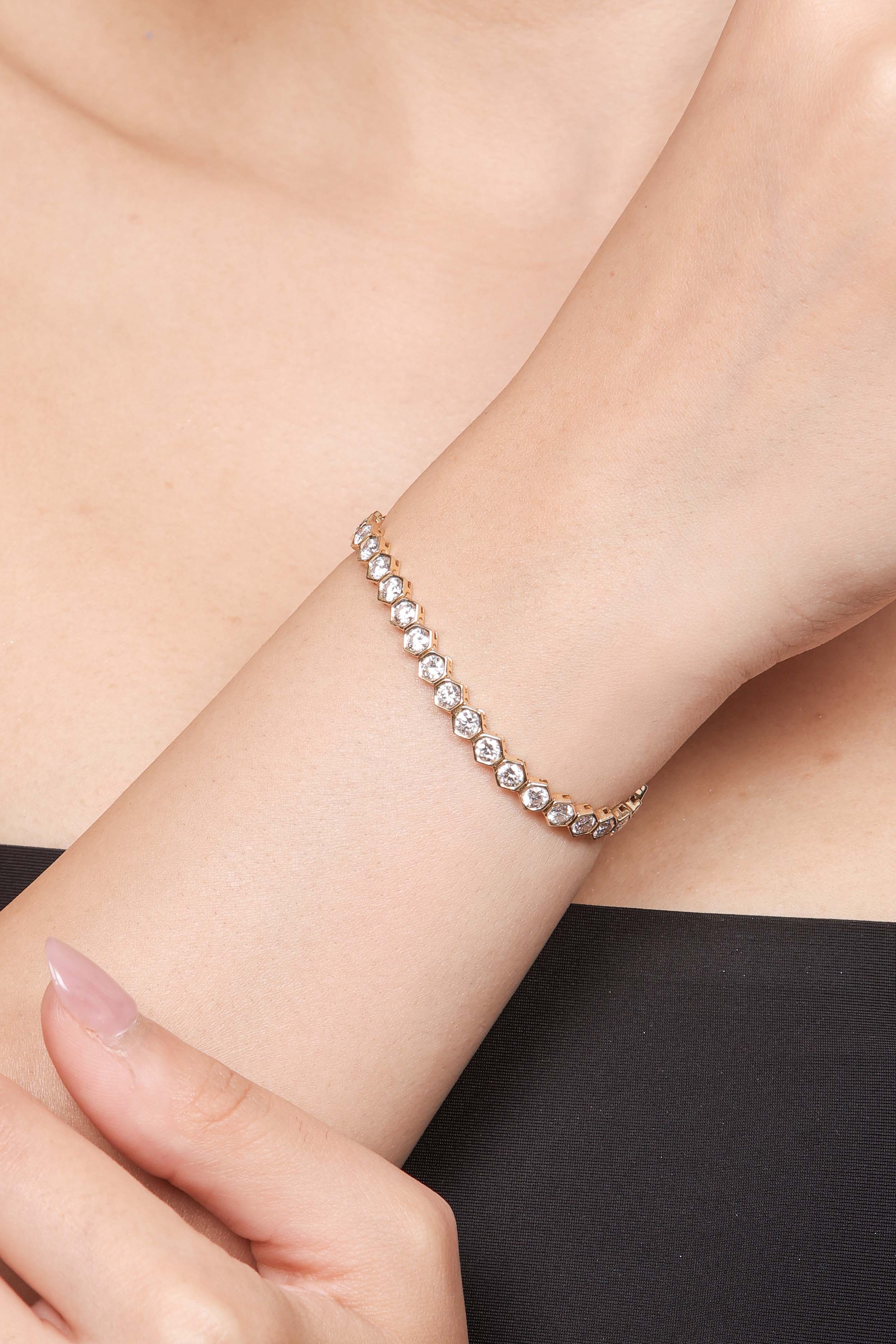 Hexa Lumière Diamond Bracelet
