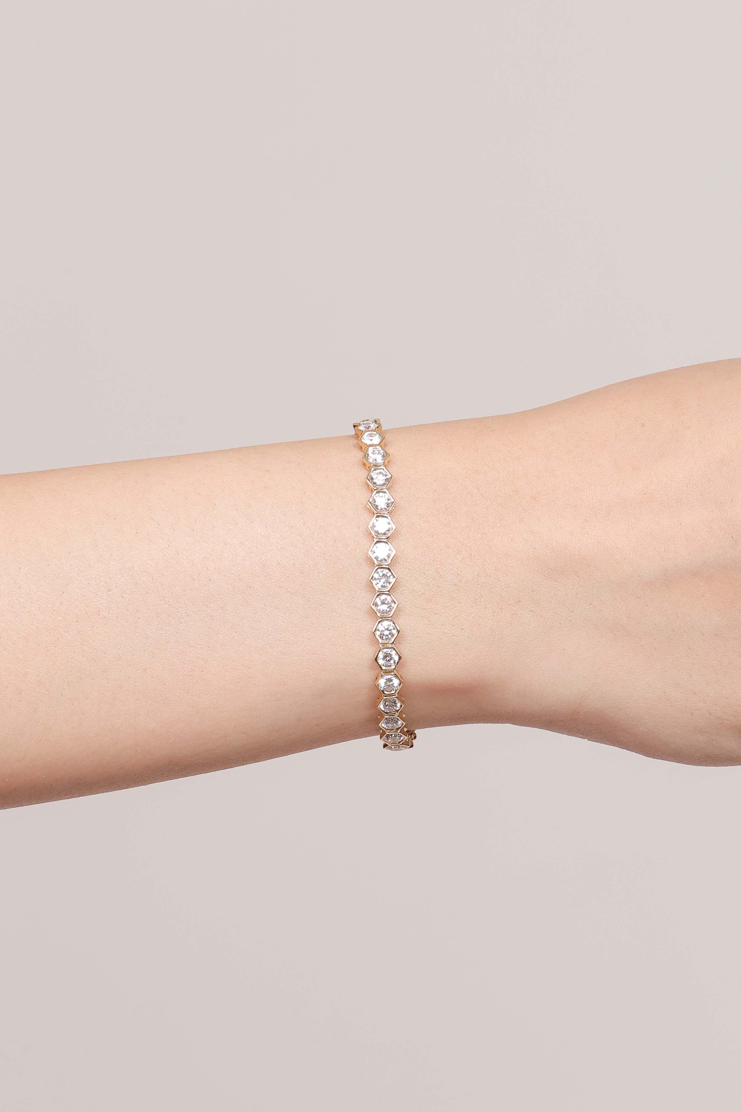 Hexa Lumière Diamond Bracelet