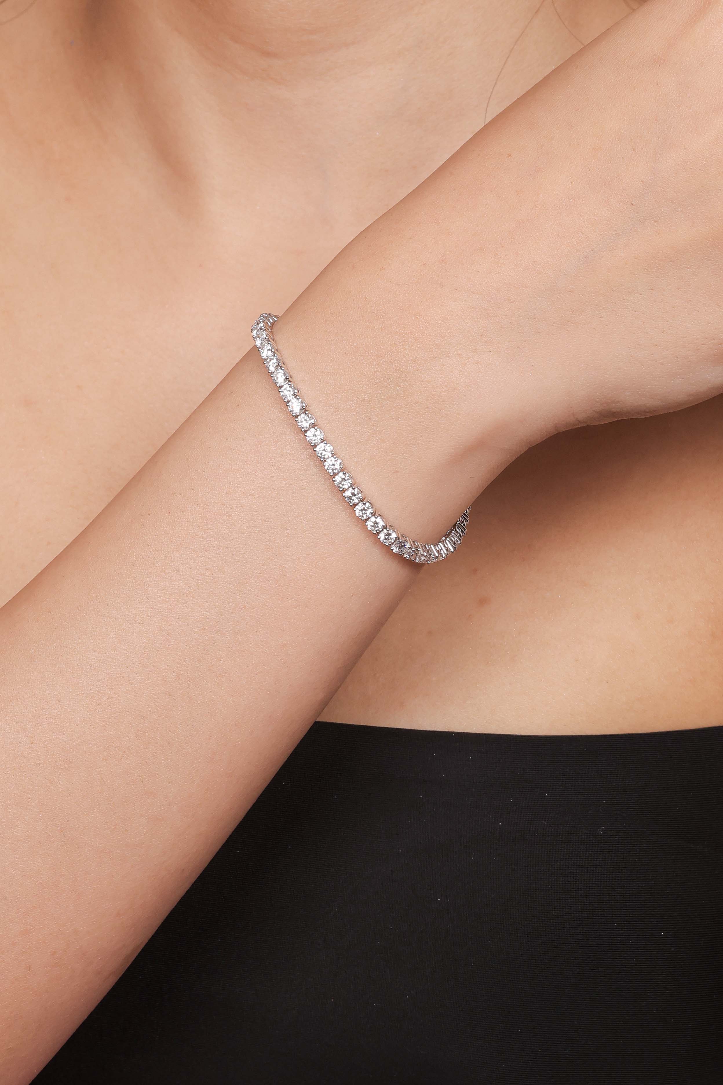 Celeste Round Diamond Bracelet