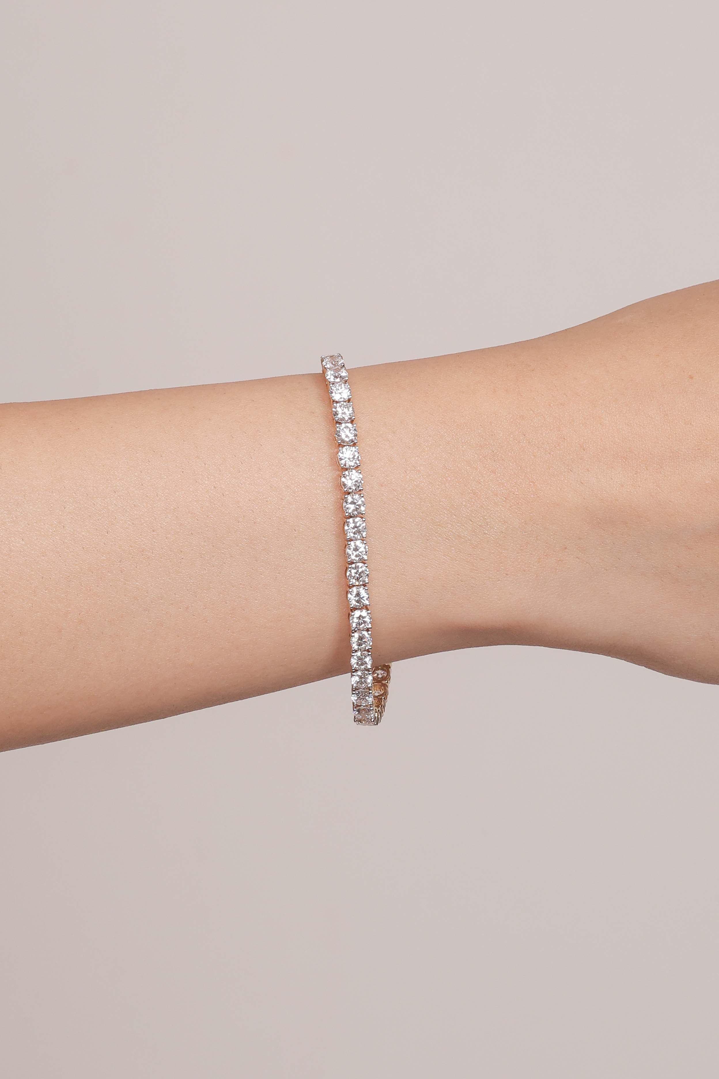 Radiant Line Diamond Bracelet