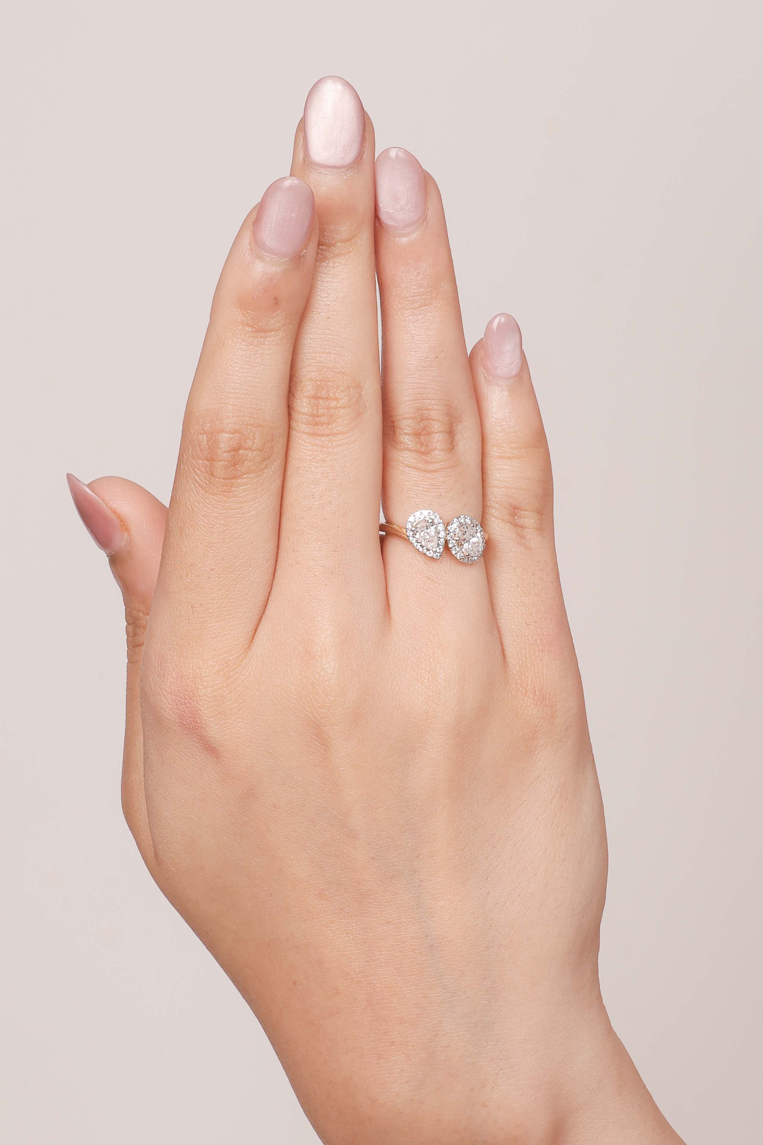 Pear Harmony  Ring