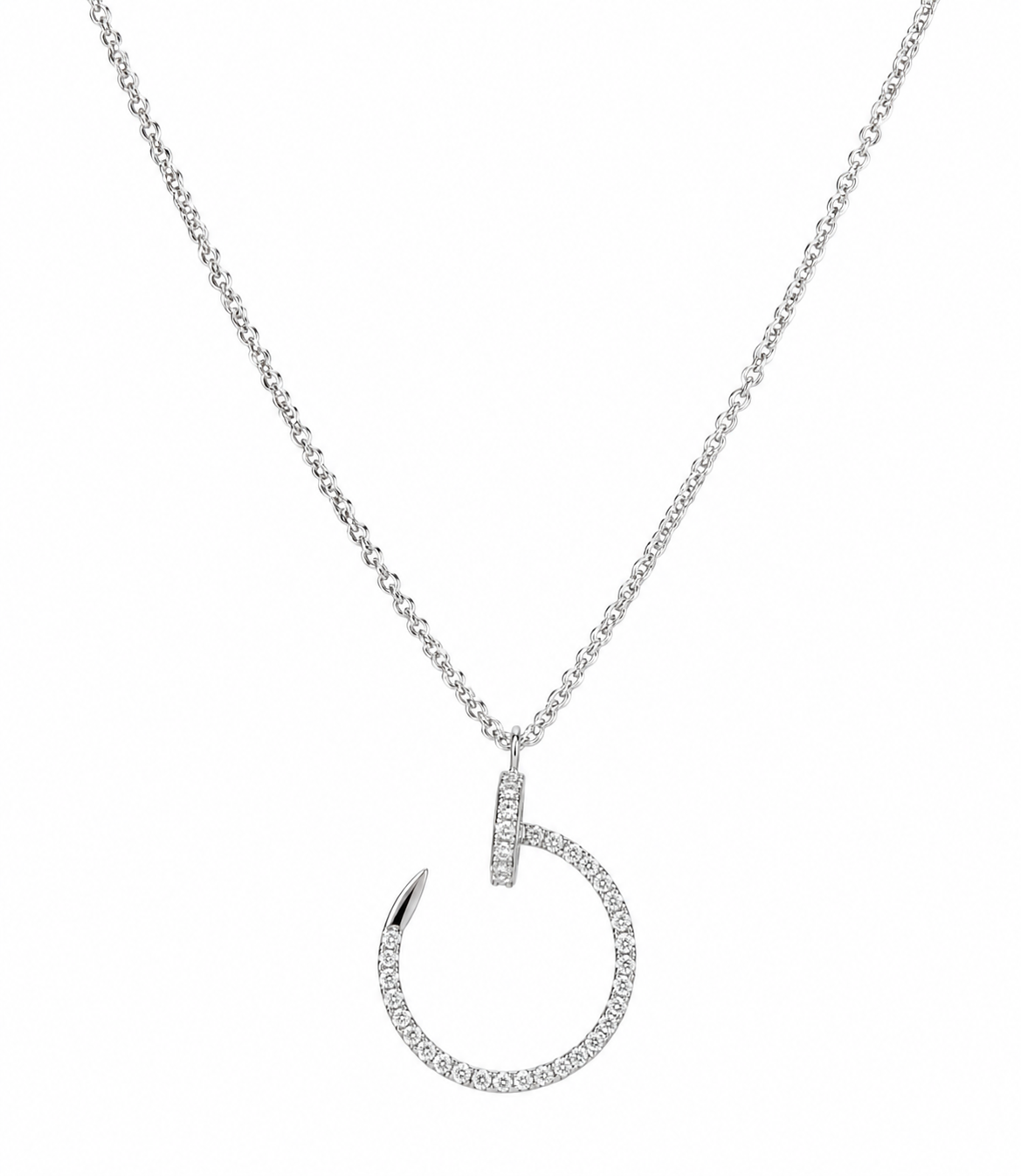Luna Twist Diamond Pendant