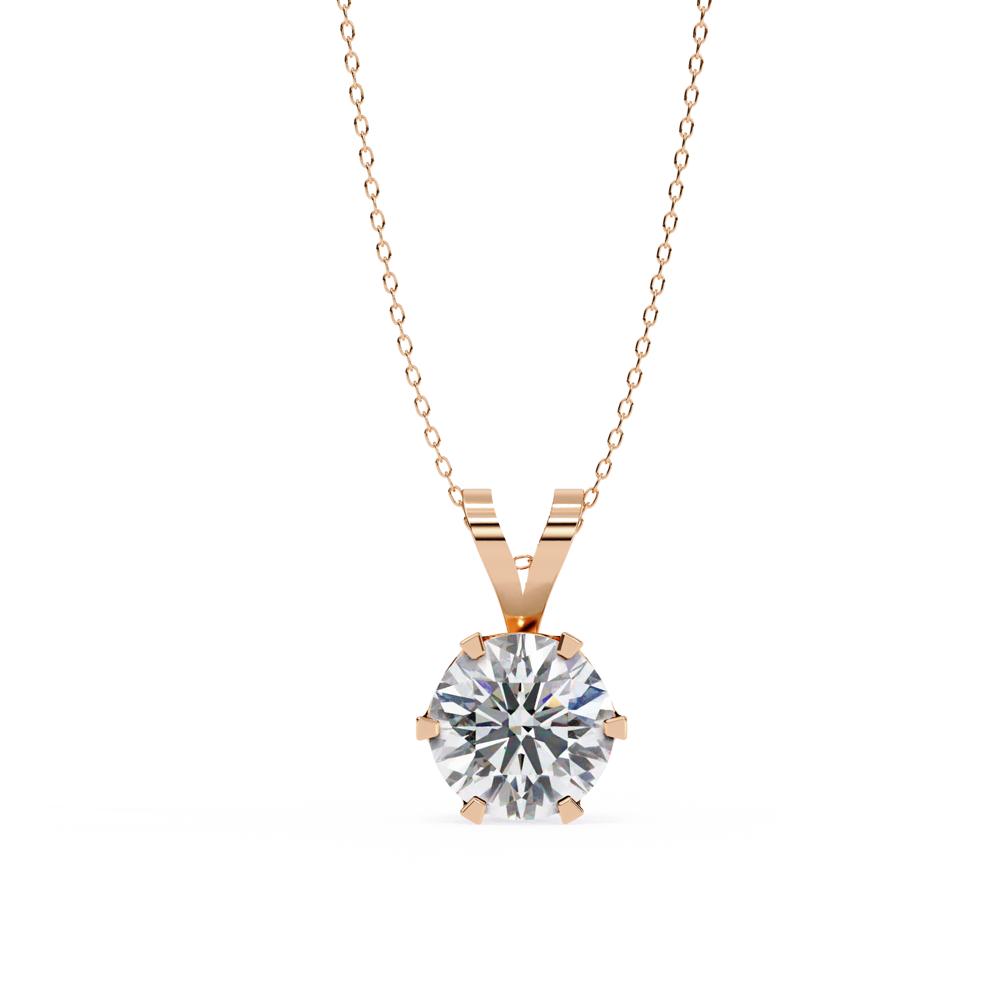 Laurel Diamond Pendant