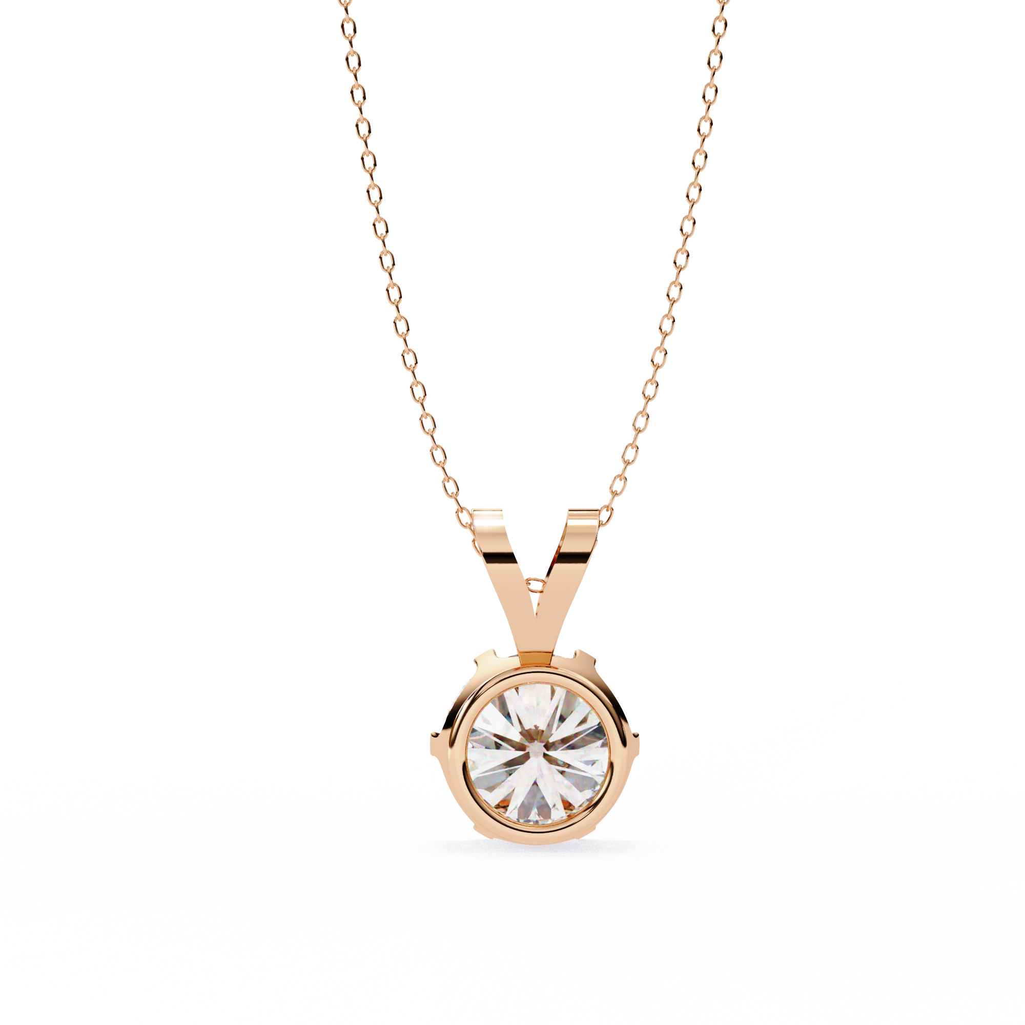 Laurel Diamond Pendant