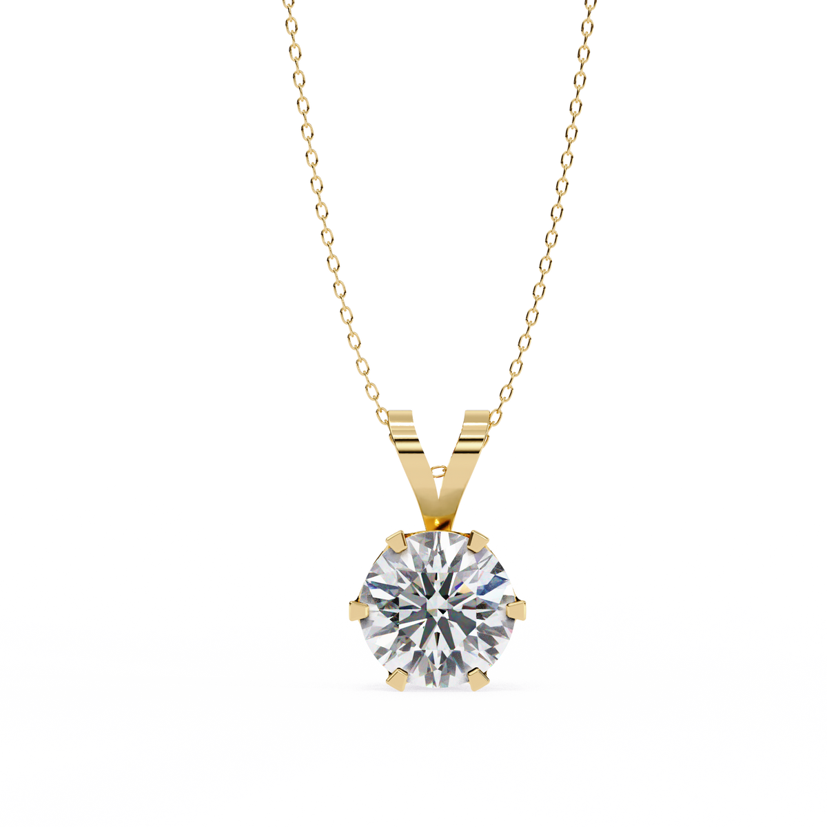 Laurel Diamond Pendant