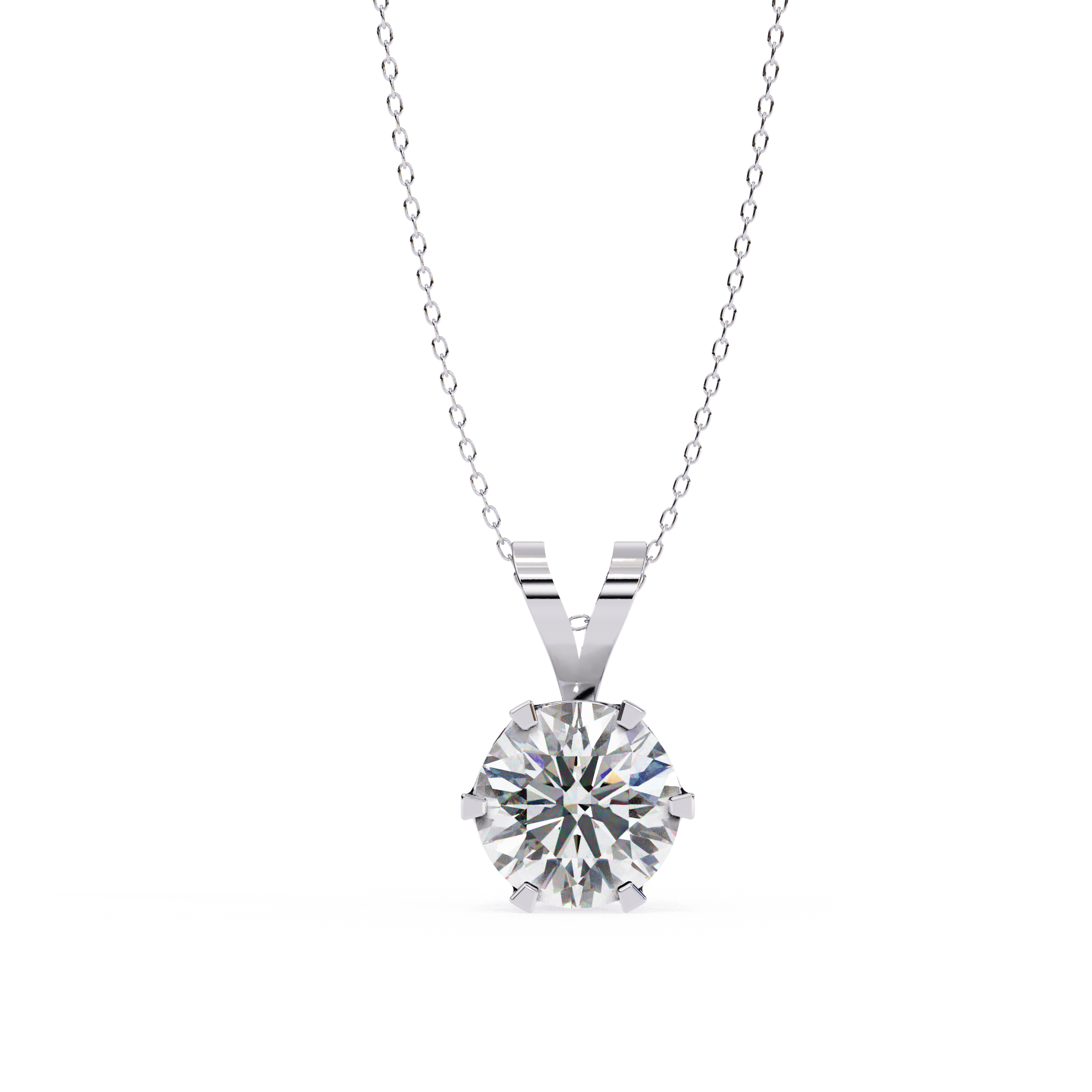 Laurel Diamond Pendant