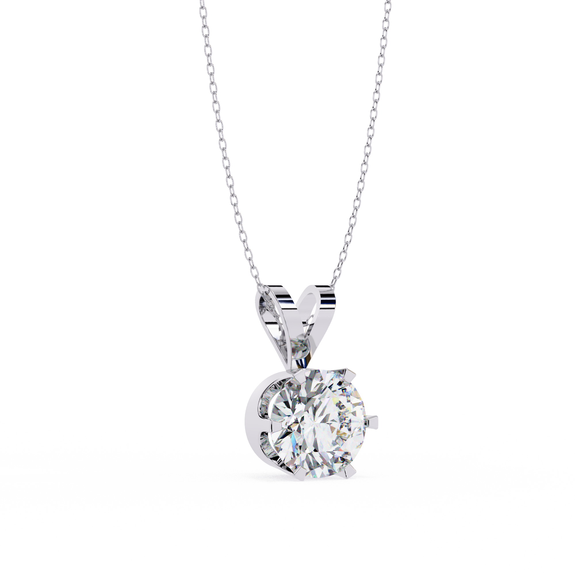 Laurel Diamond Pendant