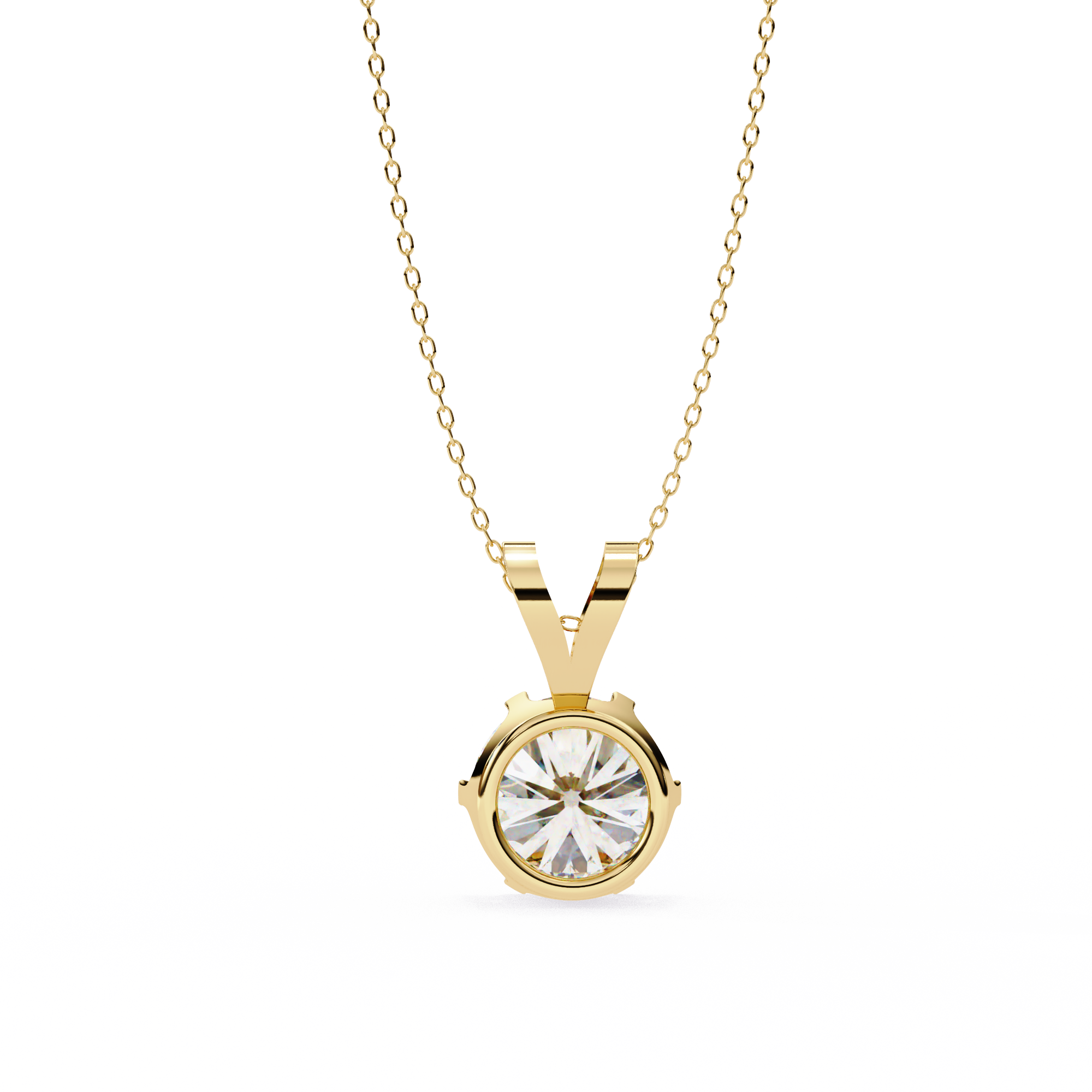 Laurel Diamond Pendant