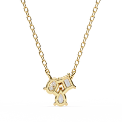 Greta Three Stone Pendant