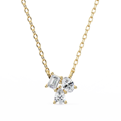 Greta Three Stone Pendant