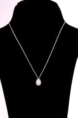 Aurreva Teardrop Halo Luxe Pendant – Pear 1.25 ctw