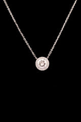 Aurreva Celeste Halo Pendant – Round 1.75 ctw