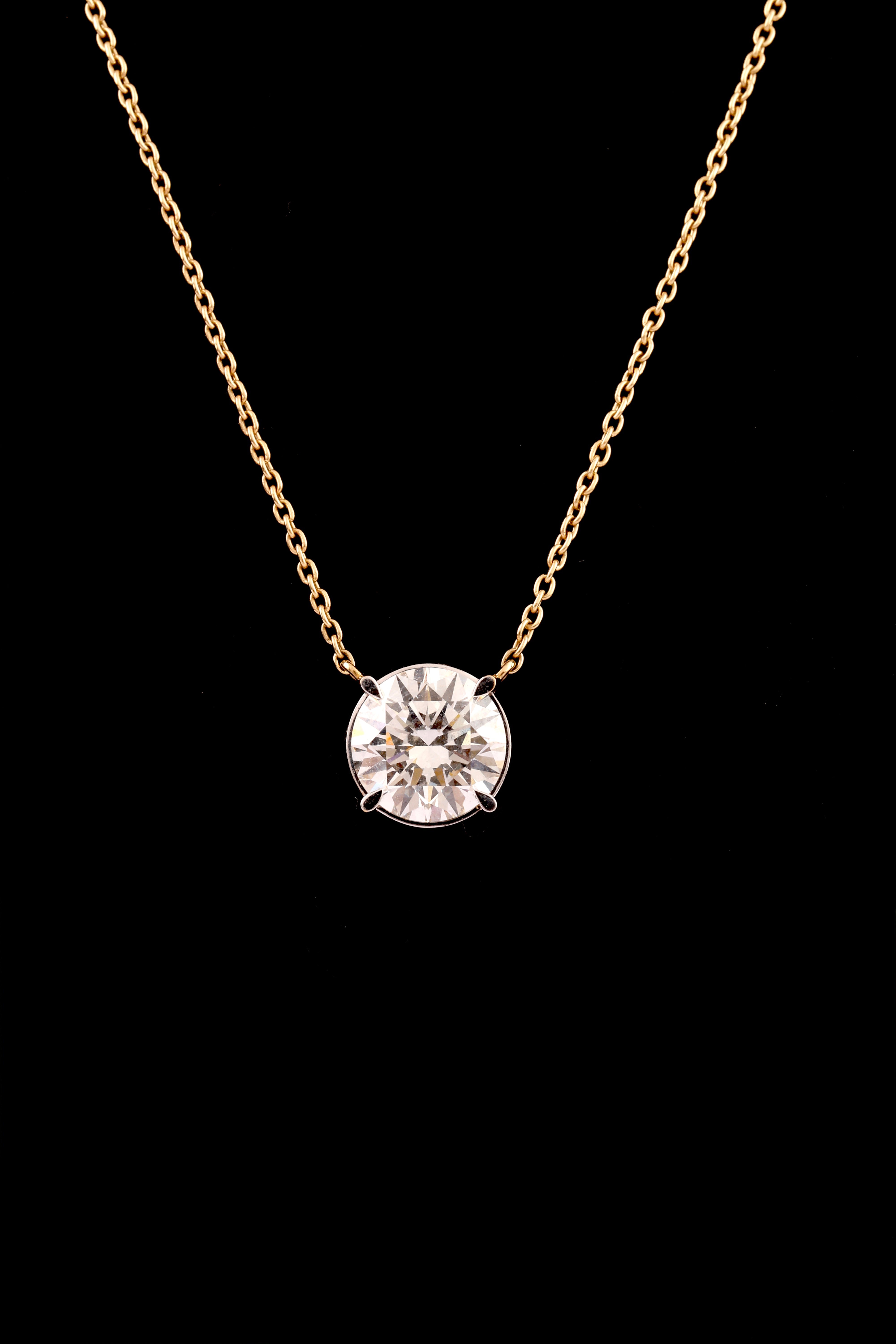 Aurreva Luna Classic Pendant - Round 3 ctw